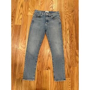 AGOLDE Toni Mid Rise Straight Jeans